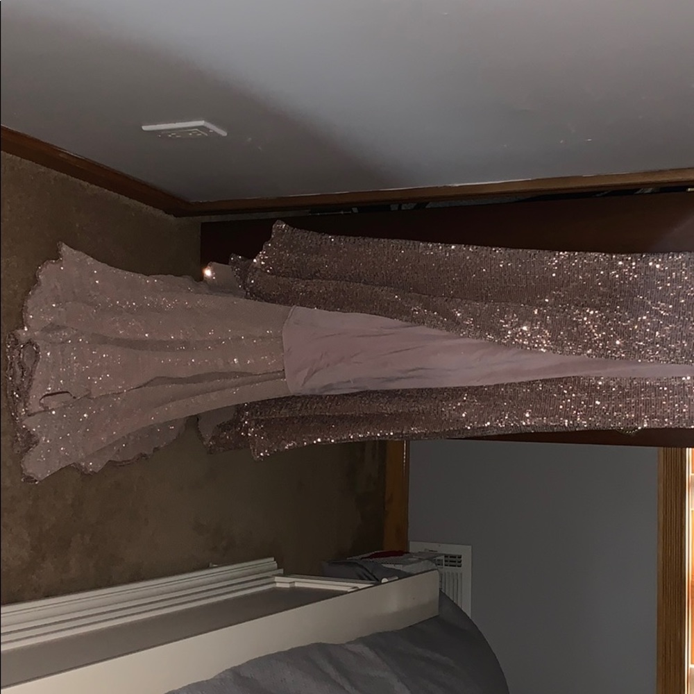 Abyss By Abby Rose Gold Gown - Picture 4 of 8